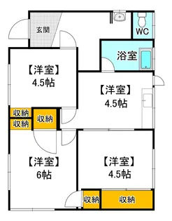 岡山県岡山市中区円山【一戸建】の間取り