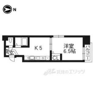 Shine蛸薬師【8階】の間取り