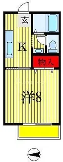 コーポフリーダム【1階】の間取り