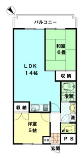 サンパーク三園【4階】の間取り