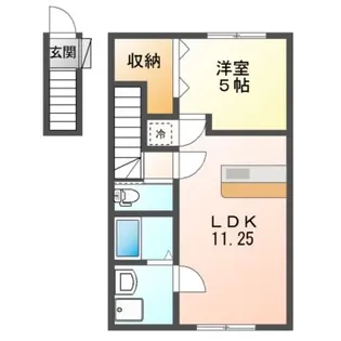 Astoria A・B【2階】の間取り