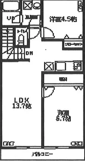 ミリアビタ・奏【2階】の間取り