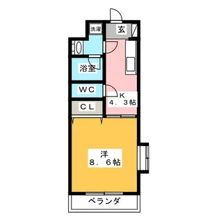 プロビデンス【1階】の間取り