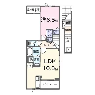 MALIBU(マリブ)【2階】の間取り