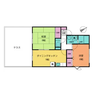 グランシャリオ H棟【1階】の間取り