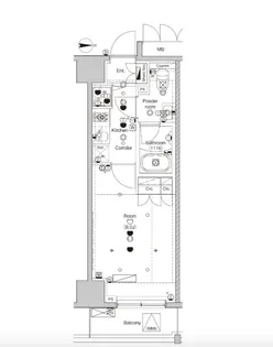 東京都台東区千束1【マンション】の間取り