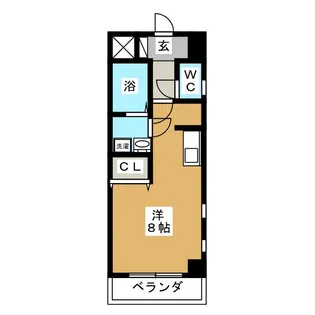 ロゼレーヌ【4階】の間取り