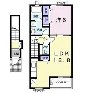 スモールウッズタウンTOMOIII【2階】の間取り