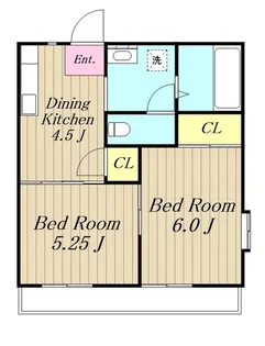 グランドール中野【2階】の間取り