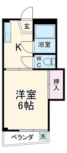 サンテラス南行徳【1階】の間取り