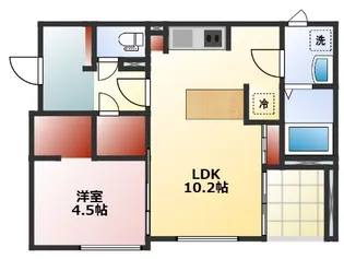 Maison Casita 十日町【2階】の間取り