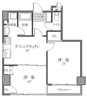 スクールサイド【5階】の間取り