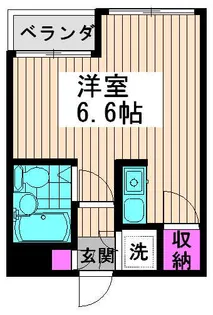 東京都中野区大和町3【マンション】の間取り