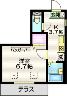 東京都大田区南蒲田2【マンション】の間取り