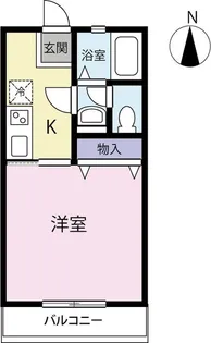カトル セゾン【1階】の間取り