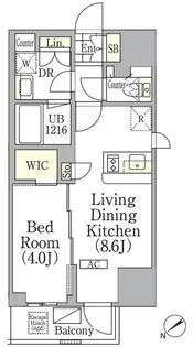 東京都豊島区南池袋2【マンション】の間取り
