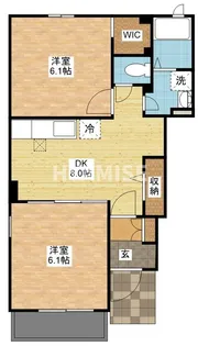 プラシードB【1階】の間取り