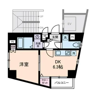 東京都荒川区東尾久6【マンション】の間取り