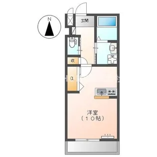 1Rの間取り画像