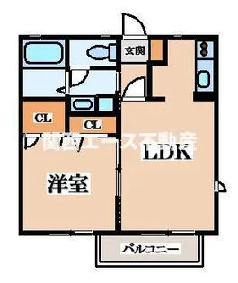 シャーメゾン島之内【2階】の間取り