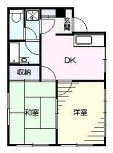 内田コーポ【3階】の間取り