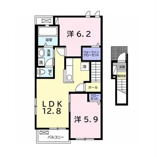 サンヴェール蔵波11【2階】の間取り