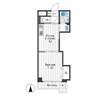 三ツ木富士見町マンション【2階】の間取り