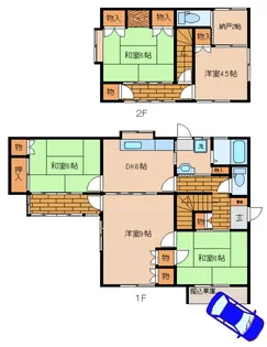 広島県呉市押込3【一戸建】の間取り