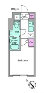 ラクラス南行徳【1階】の間取り
