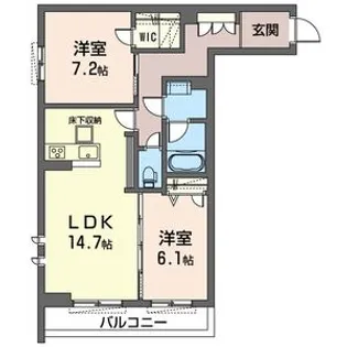 アリビオ公津の杜【3階】の間取り