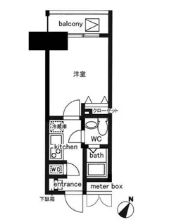 東京都中央区日本橋人形町3【マンション】の間取り