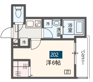 MELDIA八千代台北1丁目B【2階】の間取り