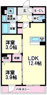 東京都杉並区堀ノ内2【マンション】の間取り