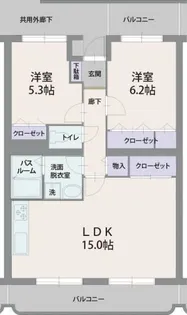 シレンシオ パティオ【2階】の間取り