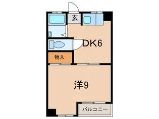 六甲林ハイツ【3階】の間取り