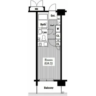 グランド・ガーラ南大井【9階】の間取り