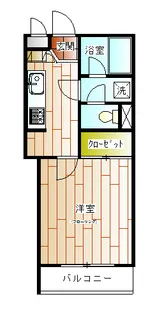 ラクーンレジデンス【4階】の間取り