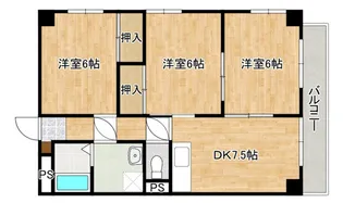 FORWEST千同【3階】の間取り