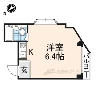 ハマンション枚方元町【3階】の間取り
