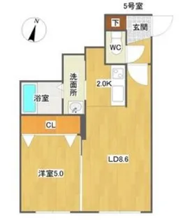 北海道札幌市東区北十二条東2【マンション】の間取り