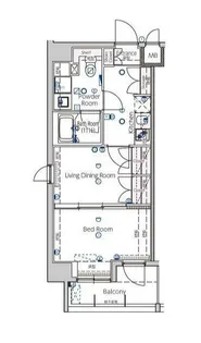 ヴィルヴィオ三ノ輪【5階】の間取り