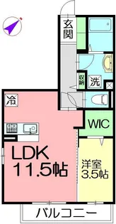 パークヒルズ【3階】の間取り