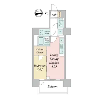グランカーサ一番町【9階】の間取り