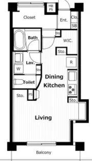 若松町サマリヤマンション(東新宿)【3階】の間取り