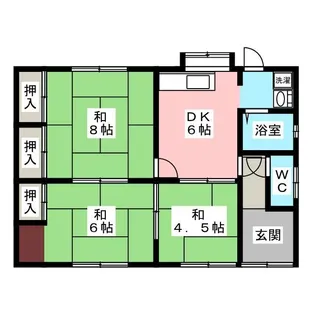 岐阜県養老郡養老町押越【一戸建】の間取り