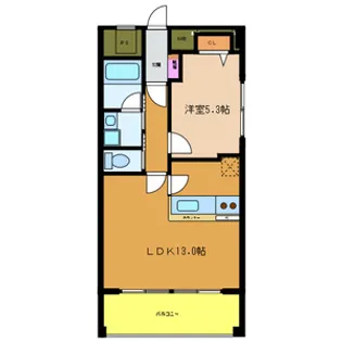 オルゴグラート鶴見【4階】の間取り