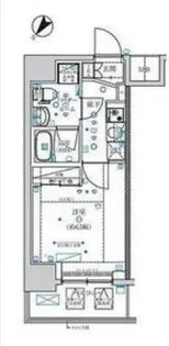 スパシエウインド横浜【9階】の間取り