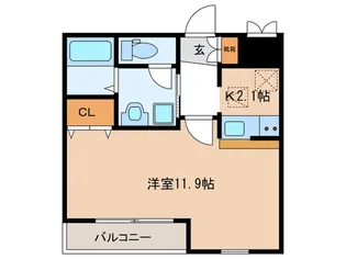 ブランシエ【1階】の間取り