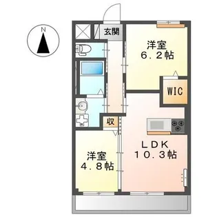 長野県長野市大字三輪荒屋【マンション】の間取り
