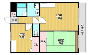 アモール永田【3階】の間取り